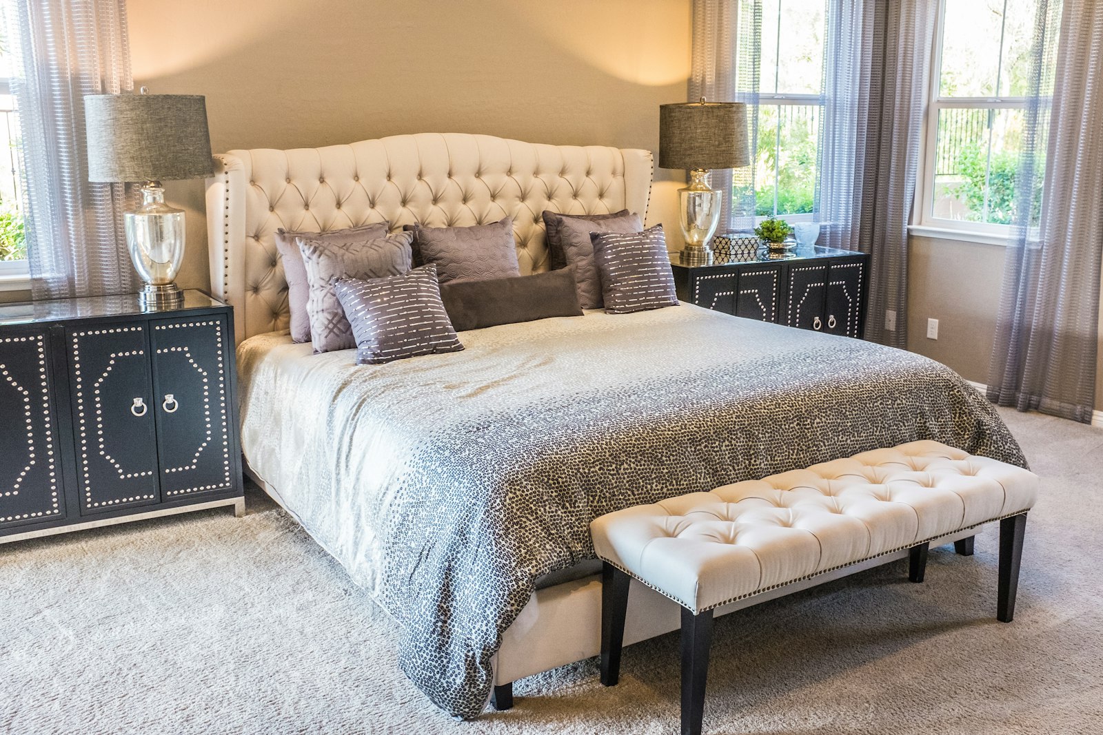 Bedroom designed by JAR Interio
