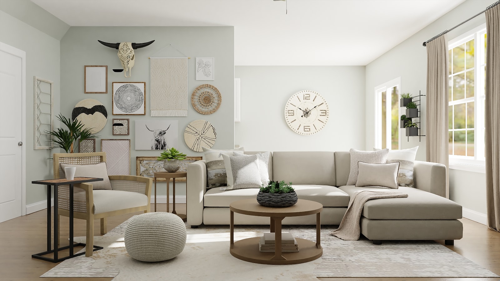 A living room designed by JAR Interio